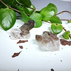 Natural Smoky Quartz Crystal Clusters